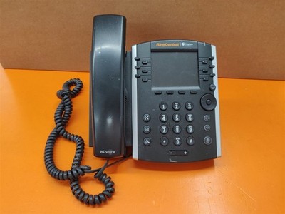       RingCentral Polycom VVX 410 VoIP Business Phone *No Power Adapter*