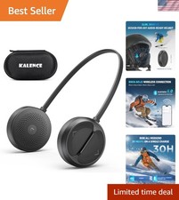 Waterproof Bluetooth Ski Helmet Speakers - 30H Battery, Glove-Friendly Controls