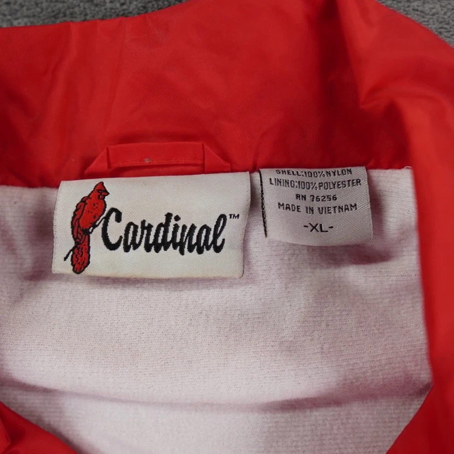 Boy Scouts Nylon Jacket Mens XL Red 2005 Jamboree Daniel Webster Council Lined - Image 4 of 4