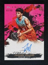 2021-22 Topps Inception OTE Overtime Elite Magenta 82/99 Johned Walker Auto 04qn