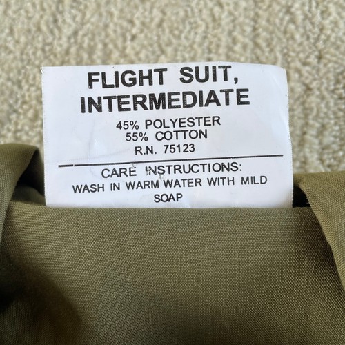 Rotcho Youth Top Gun Fighter Pilot US Aviator Flight Suit Faded Coveralls Sz M - Picture 19 of 19