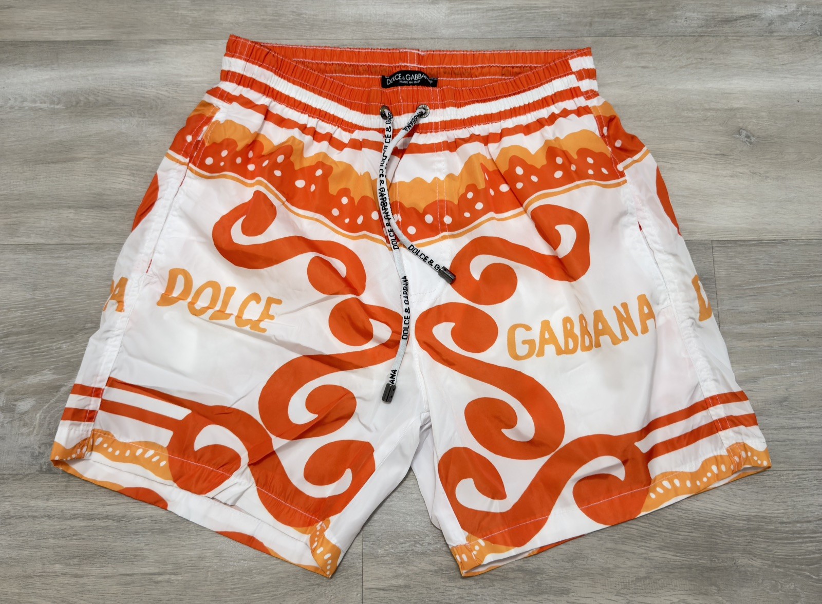Dolce & Gabbana Bandana Print Nylon Swim Shorts Trunks Men’s Size Small (46)