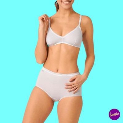 SLOGGI Women's Maxi Brief, Cotton, White, UK 14 | EU 42 | US 10