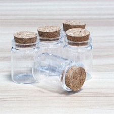 35ML glass bottles Storage 2 50PCS DIY Vial Jars Bottles corks Stopper Crafts