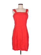 H By Halston Women Red Casual Dress 6