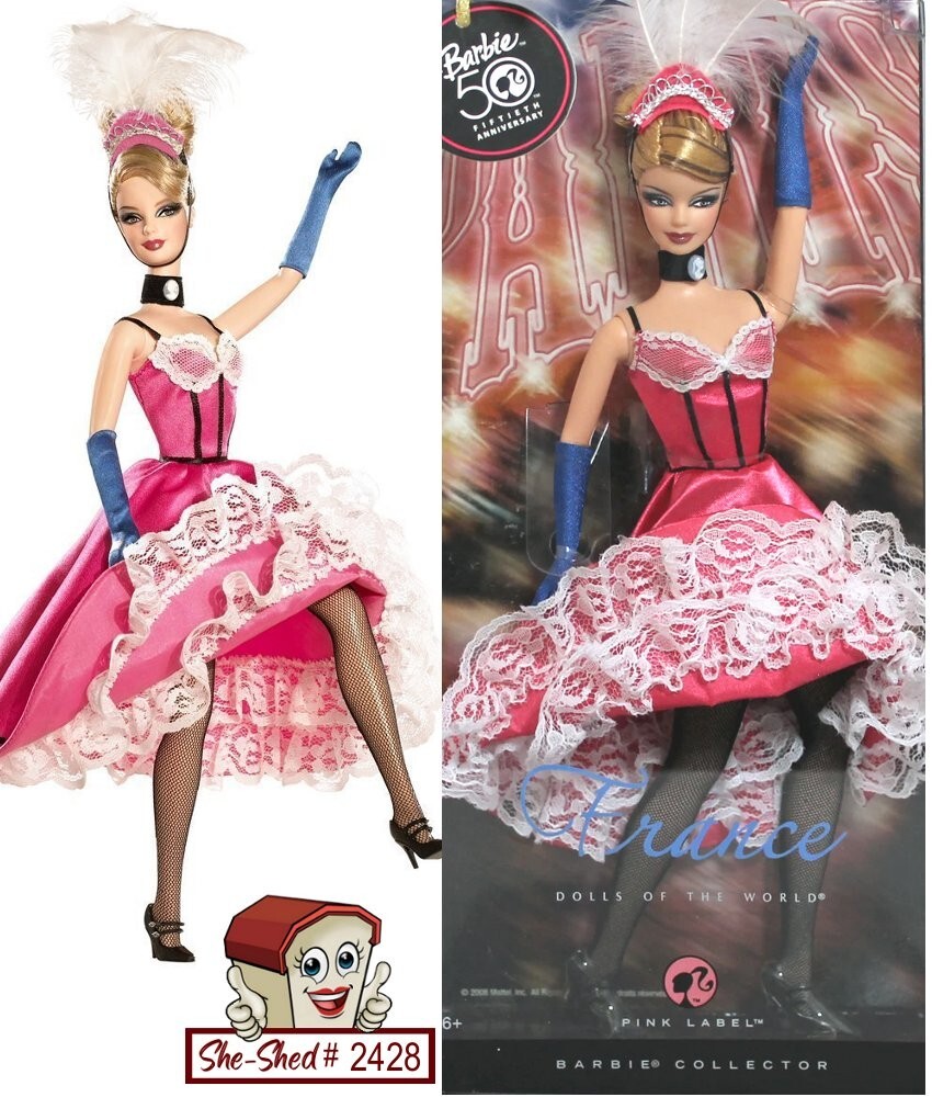 FRANCE Barbie N4972 DOTW 2008 Dolls of the World Linda Kyaw Barbie