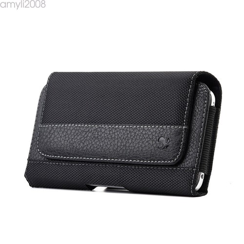 Extra Large Belt Clip Pouch Case Leather Carrying Cover Holster For Cell Phone - Picture 7 of 14