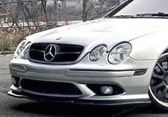 Rejilla CL Todo Negro CL500 CL600 CL55 W215 Accesorio Cromo Estrella Parachoques Piezas Nuevo Foto 3 de 4