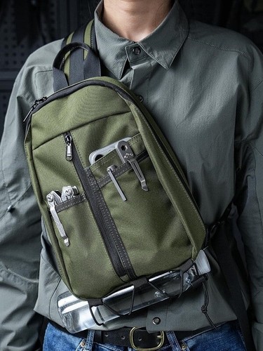 UGS1 Casual Daypack Shoulder Sling Bag Small Outdoor Chest Pack - Picture 8 of 10