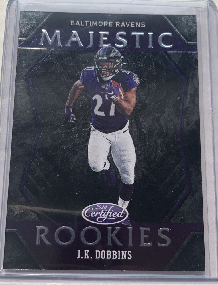 J.K. Dobbins Rookie RC Majestic Rookies Certified 2020 🔥Case Hit🔥