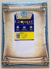 Vintage New Sealed Geopaper Geoscroll A4 Paper 25 Sheets For Laser inkjet copier