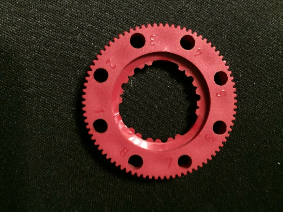 Lot of 10 Fischertechnik : 32117 Red Gear rotary switch with teething - Image 2 of 4