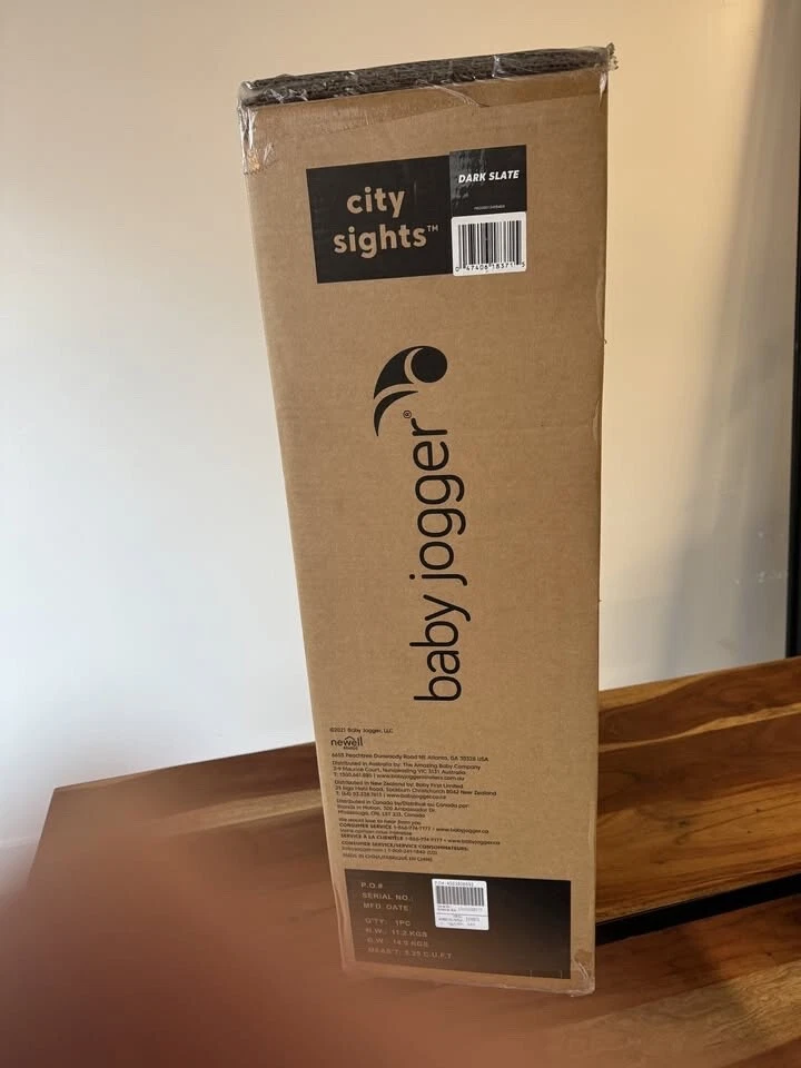 Cochecito Baby Jogger City Sights — Pizarra Oscura [NUEVO EN CAJA] Foto 2 de 4