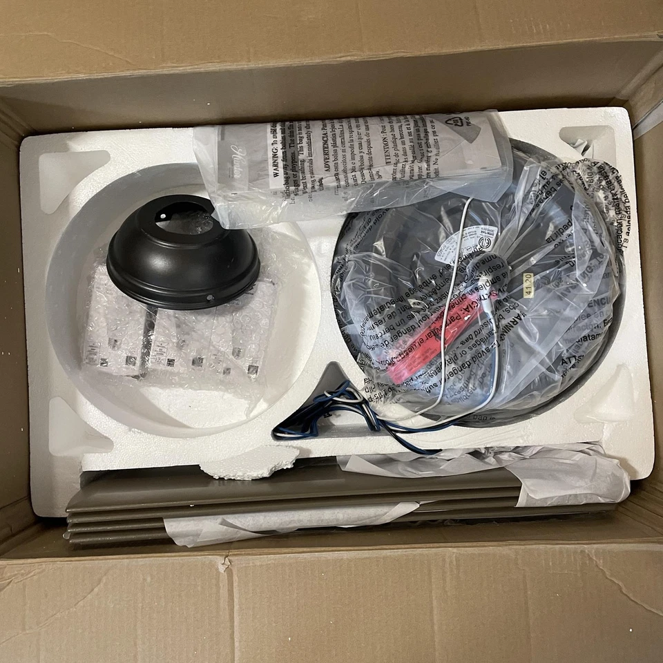 Hunter 50405 Highdale 52-in Ceiling Fan, Noble Bronze, NO GLASS GLOBE - Image 3 of 4