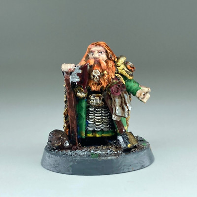 Zwergenkönig - Zwerge - bemalt - Warhammer / Herr der Ringe Metall X14659