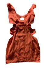 Tobi Size M Dress Bodycon Mini Poly Spandex Zipper Length 33” Y