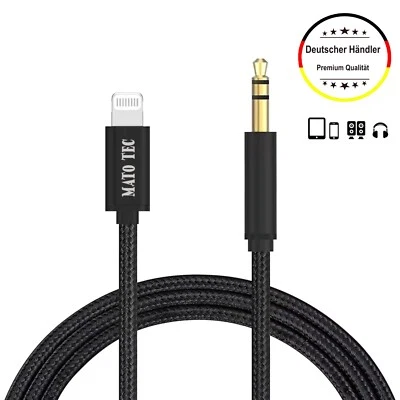 MATO TEC Aux für iPhone 3.5mm Klinke Kabel Für iPhone 14 13 12 11 Pro Max Kopfhörerbuchse