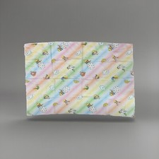 Vtg Rainbow Brite Dundee Receiving Baby Blanket 26 x 38 Swaddling Fleece 1985