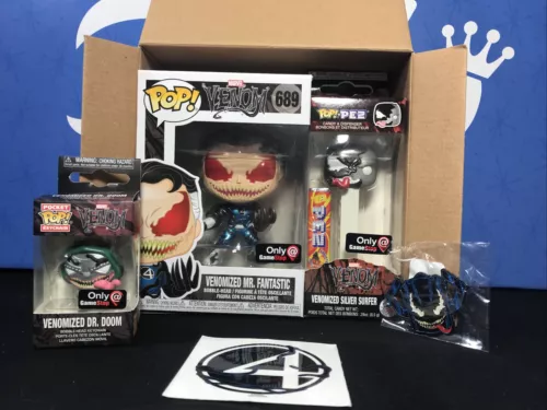 Mr. Venomized metálico Fantástico Chase GameStop Exclusivo Venom Funko Pop! #689