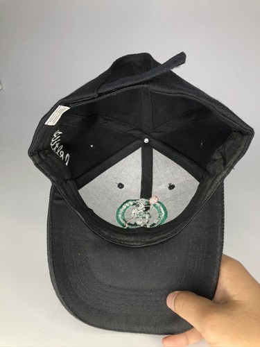 Black Boston Celtics Nba Baseball Cap Adjustable Hat c47 - Picture 6 of 7
