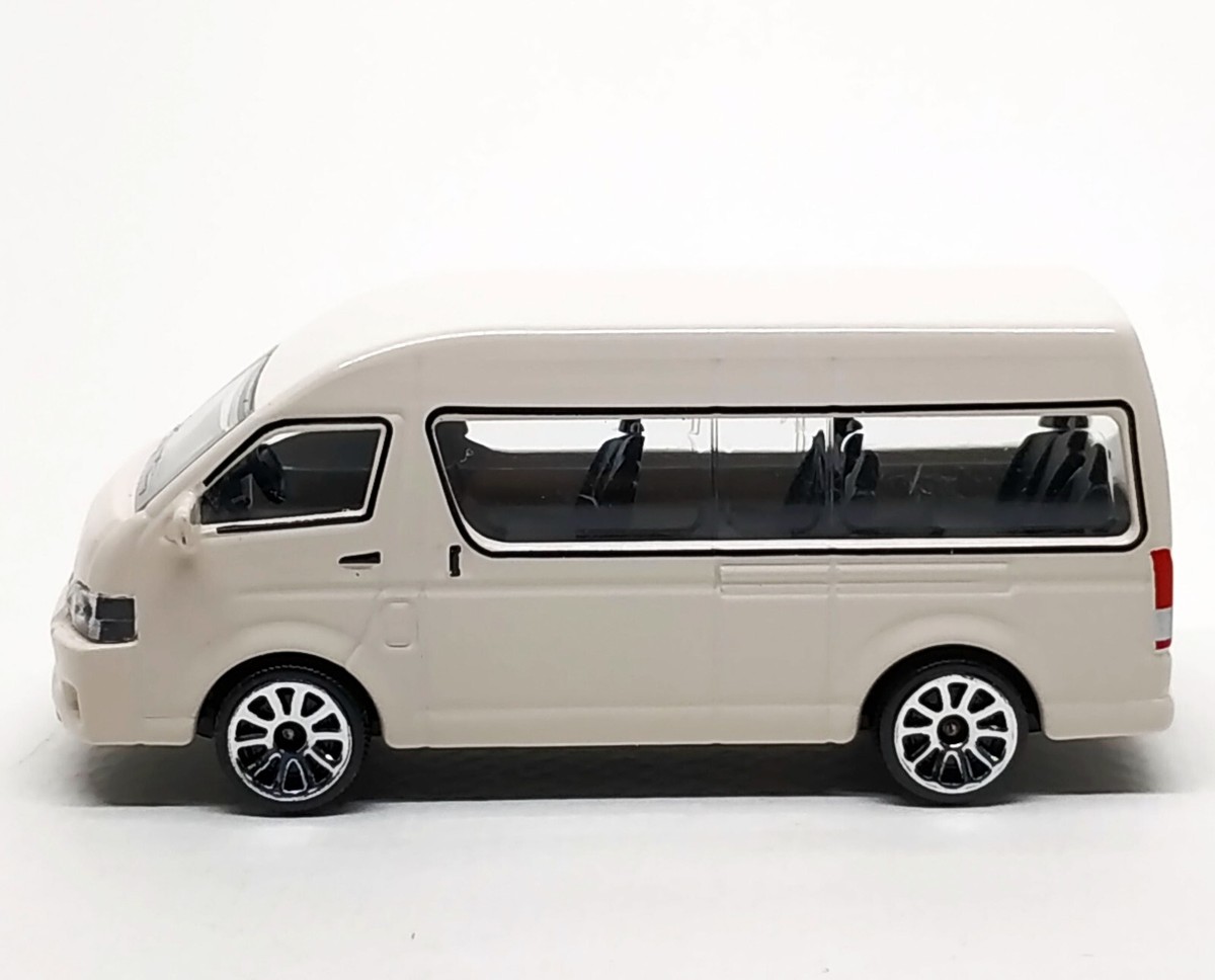 Majorette Toyota Hiace Van Series 2 White - Wheels 5U 1:69 (3