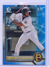 2022 Bowman Chrome Maikol Escotto 1st Blue Refractor /150 #BCP52 - Pirates