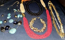 DESIGNER NECKLACES  Jenny Bird Chico Loft BOHO Fringe  Bracelet 5pc Lot 