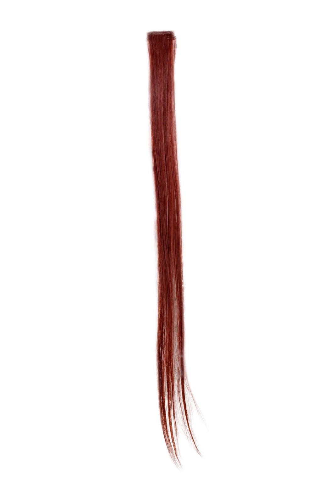 1 Clip Extension Strand Smooth Dark Red YZF-P1S25-35 65Cm Hair Extension