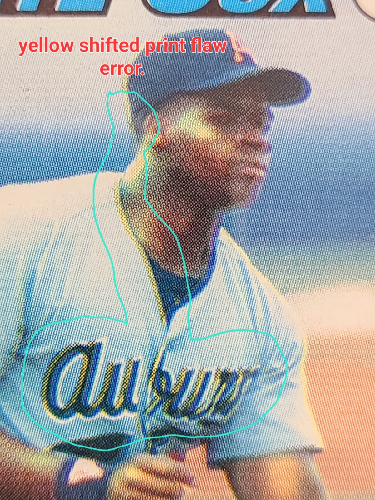 Misprint 1990 Topps FRANK THOMAS ROOKIE Error. MULTI ERROR PSA 8 GRADED! view 7