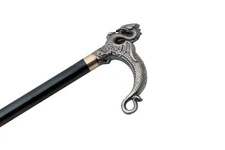 Walking cane Handle Sword/Dagger Walking Stick w/ Dragon Head & Sheath, 36"
