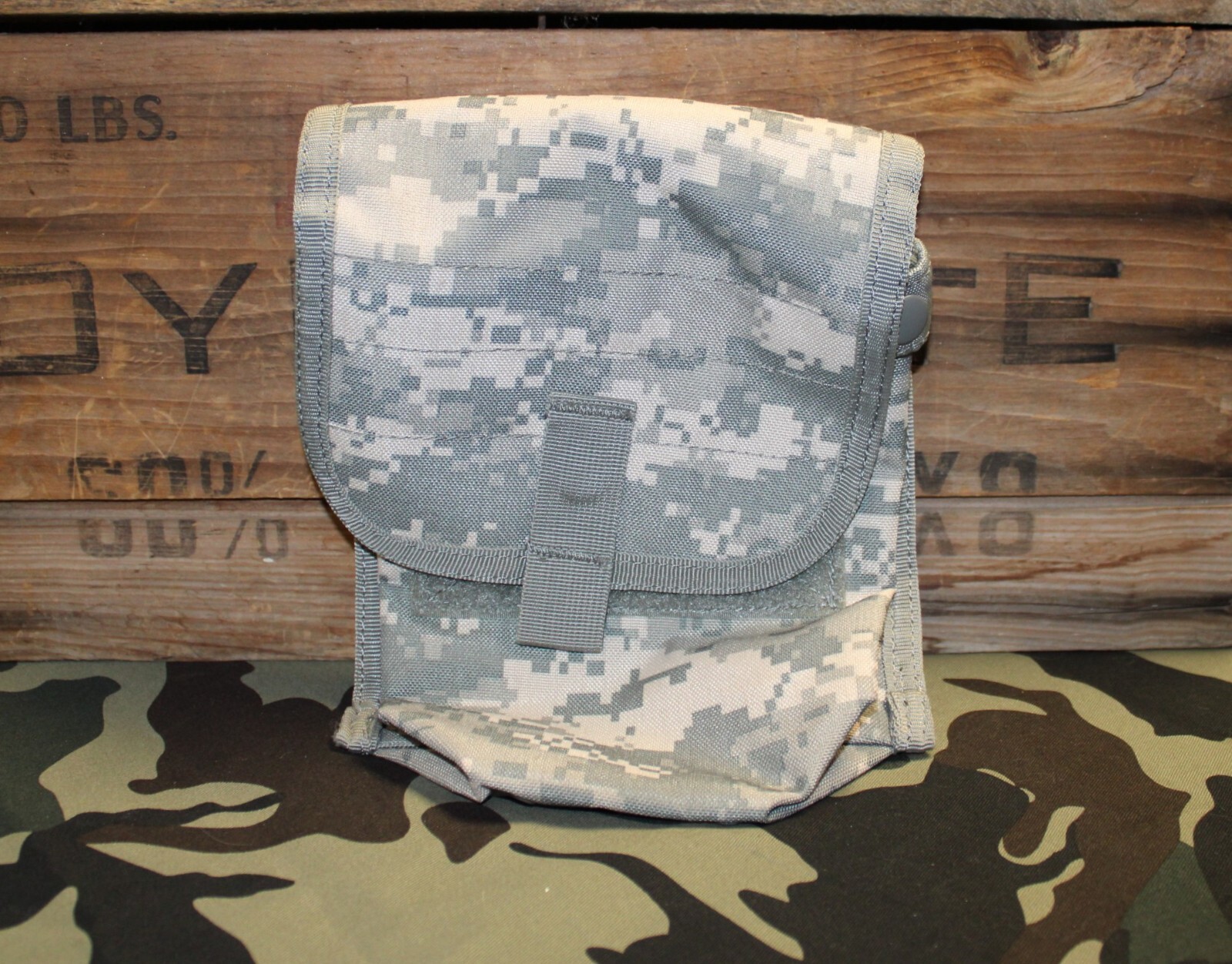 Condor MA2 Tactical MOLLE Dump Pouch in Camo for Gear Storage