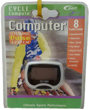 Image of Cycle Computer Elecronic Pulse System 8 Functions Size 16-28"