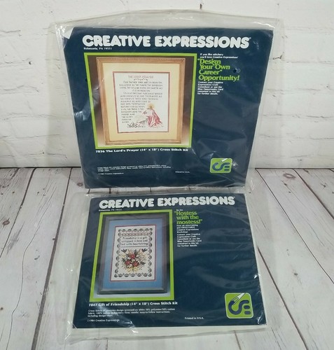 1984 Vaterunser Kreuzstich Set Kreative Ausdrücke & Geschenk der Freundschaft