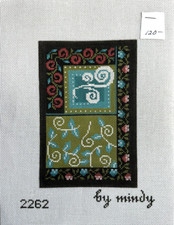 Paris 2262 By Mindy 18 Mesh Handpainted Needlepoint Canvas