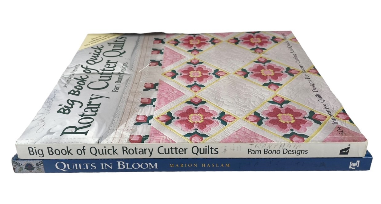 2 Big Book of Rotary Cutter Quilts and Quilts in Bloom Patterns Quilting Books eBay