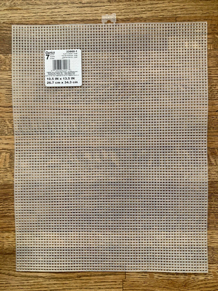 Darice Clear 7-Mesh Flexible Plastic Canvas 5ct-10.5”x13.5" 33900-1 - Image 2 of 3