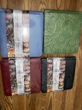 Creative Memories Sentiments 7x7 -4 Scrapbook Coverset/Album Pink  Green New