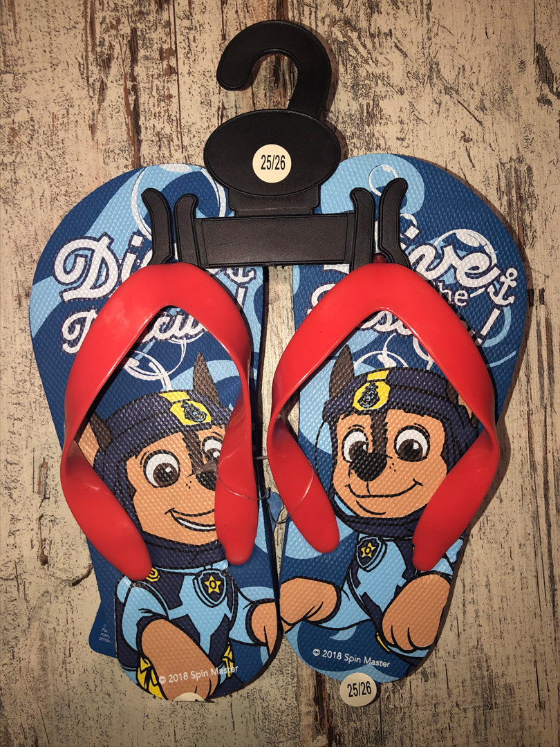 paw patrol flip flops