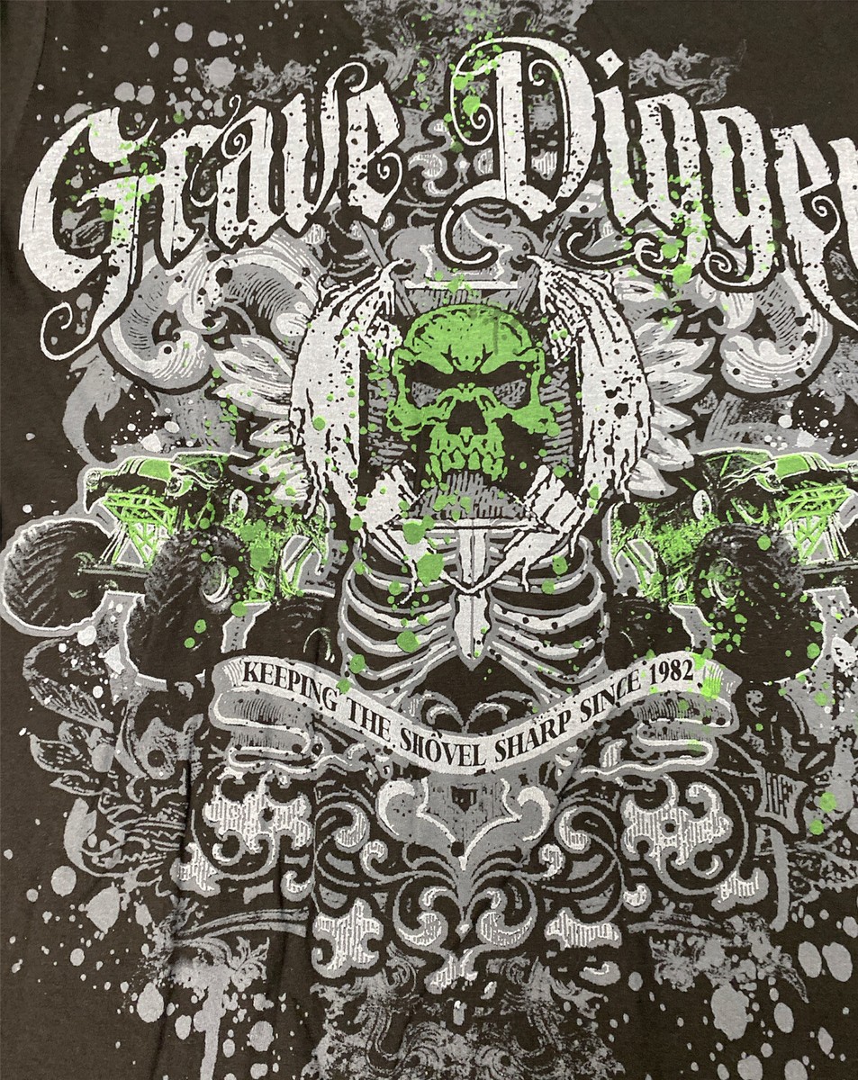 Vintage Grave Digger T Shirt Mens Small Monster Truck Keeping The