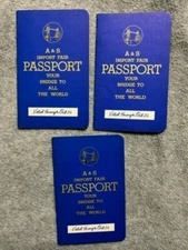 VINTAGE Abraham & Straus "Import Fair Passport your bridge to the all the world"