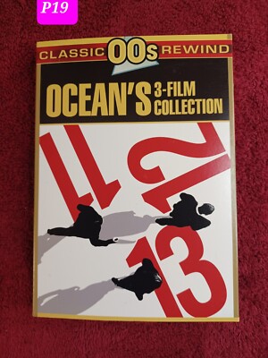 Ocean's Trilogy 3 Film DVD  Eleven Ocean's Twelve Ocean's Thirteen New Sealed