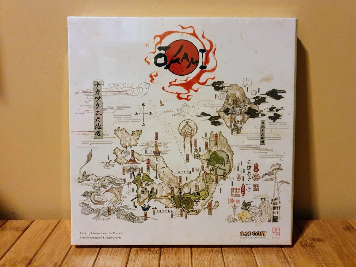 OKAMI 4xLP VINYL SOUNDTRACK / LIMITED EDITION PINK & WHITE