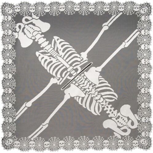 Heritage Lace Skeleton Poncho ,Pewter , 60 by 60-Inch - 第 4/4 張圖片