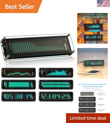 AK2515 Pro Audio Analyzer - Compact VFD Display with Noise Filtering for Clarity
