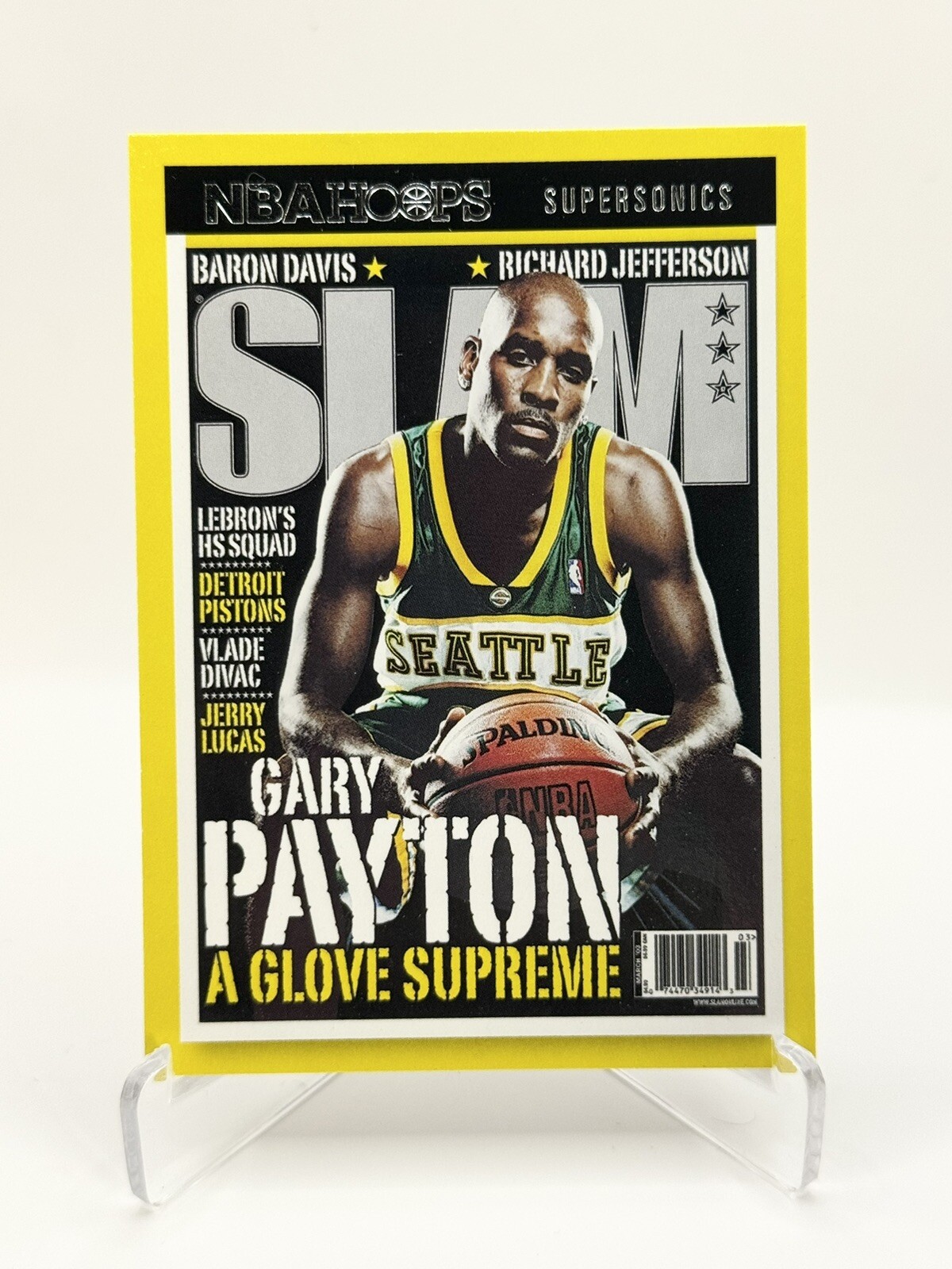 2021-22 Panini NBA Hoops - Gary Payton “The Glove” SLAM Cover #67 SuperSonics 🔥