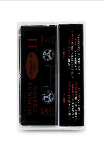 NICHOLAS CRAVEN N II 2 Ltd Black Tape 1/100 SEALED Mach-Hommy billy woods Ransom - Imagen 3 de 12
