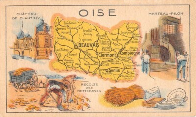 Chrom Illustration Geographie Frankreich OISE Vermi KILL-KOSS