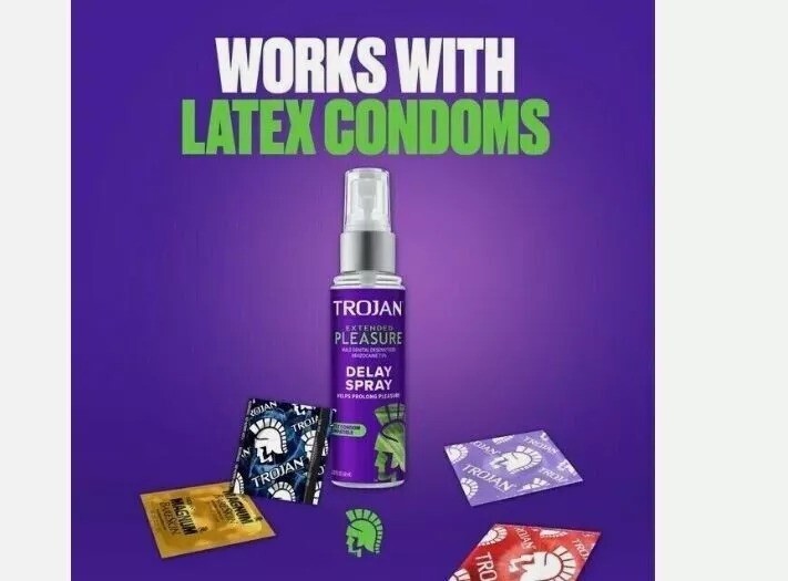 Delay Spray for Men by Trojan Extended Pleasure helps w/ Premature