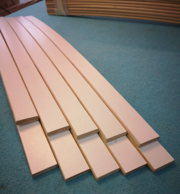 10 HOLZ IKEA 75cm -WEISSE BETTLATTEN perfekt zum Ersetzen defekter ORIGINAL