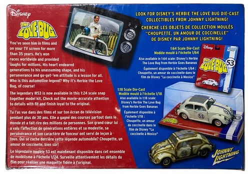 Polar Lights Disney's Love Bug Herbie VW 1/24 Snap Together Model Kit NEW 2004 - Picture 2 of 6